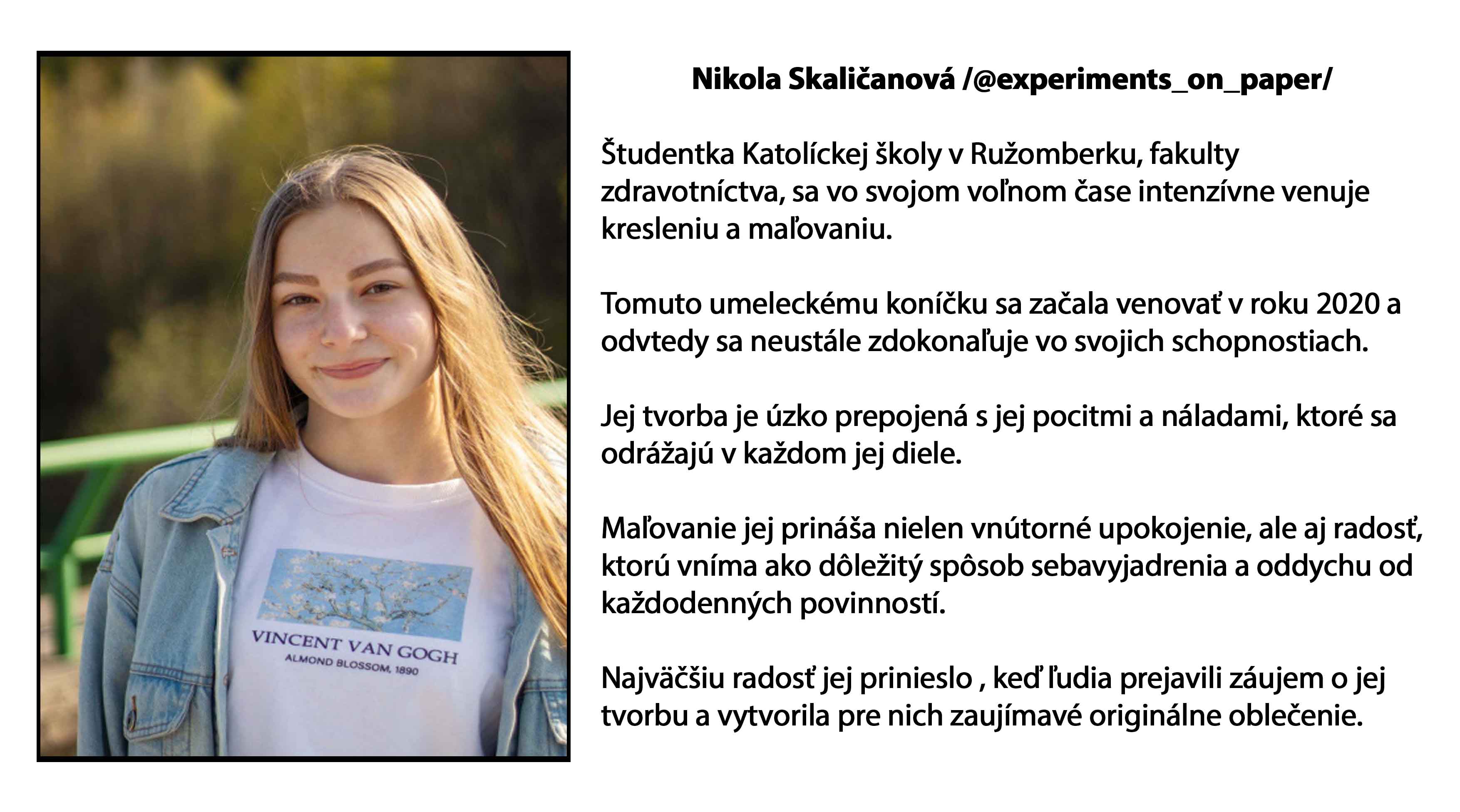 Nikola Skaličanová - INFO